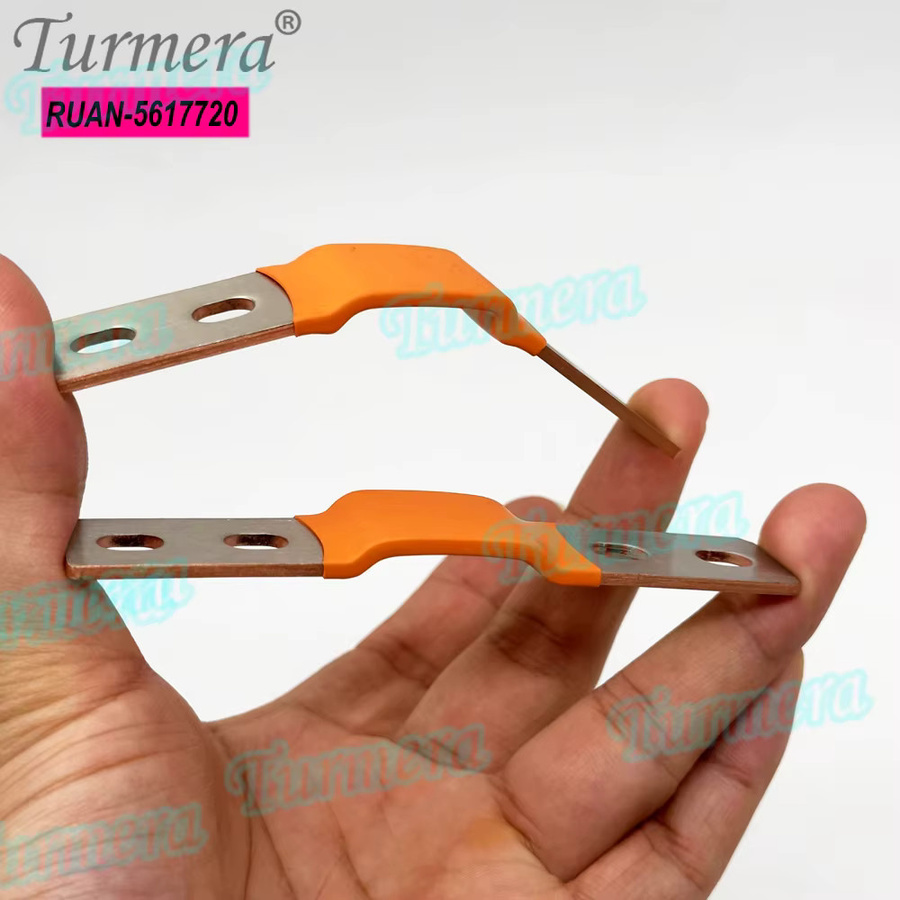 Turmera 12V Sammelschiene für LiFePO4-Batterien mit flexiblem Kupferanschluss, Farbe: Silber, B/T/H: 90 x 56 x 2 mm, 400 A, passend für 280 Ah und 320 Ah Batterien - Bild 2