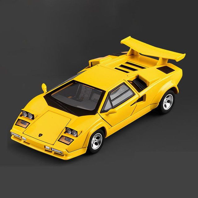 Linyi toy car Countach Lp5000S Sportwagen Modell, 1:32, Metall, mit Licht und Sound, ab 14 Jahren - Bild 1