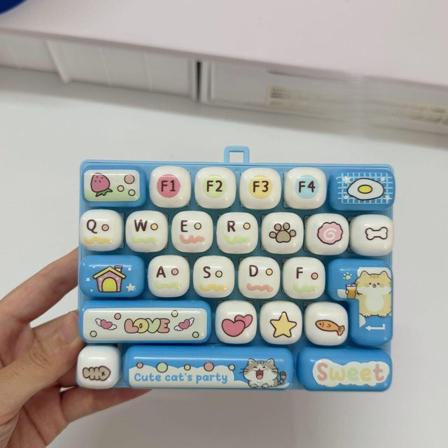 Binchi Fitness, 26-Tasten-Tastatur, blau - Bild 1