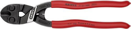Knipex CoBolt Kompakt-Bolzenschneider schwarz-rot aus Chrom-Vanadium-Stahl, 200 mm - Bild 1
