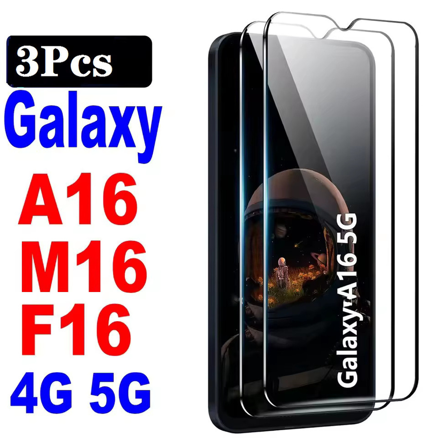 3er-Pack Samsung Displayschutzfolie aus 9H gehärtetem Glas, transparent, passend für Samsung A16, M16 und F16 - Bild 7