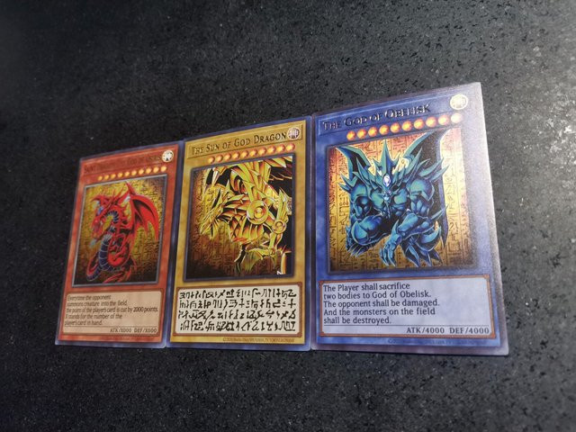 Yiran toy 1 Yu-Gi-Oh! Ägyptischer Gott Kartenset 3-teiliges Set bunt - Bild 1