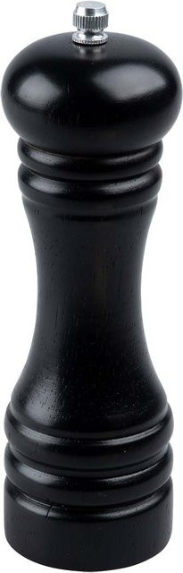 FMprofessional Salz- und Pfeffermühle aus Holz in Schwarz, Höhe: 18 cm - Bild 1