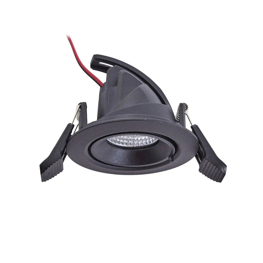 Arcchio LED Hochvolt Einbaustrahler Harcos Modern in Schwarz aus Aluminium, 1-flammig - Bild 2