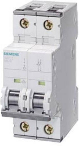 Siemens Leitungsschutzschalter 5SY4502-5 2A 230V 400V in Weiß - Bild 1