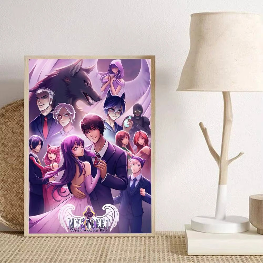 Aphmau Aesthetic Poster Vintage Wandkunst in Multicolour, HD-Druck auf Papier, B/H: 15,0 x 15,0 cm - Bild 6
