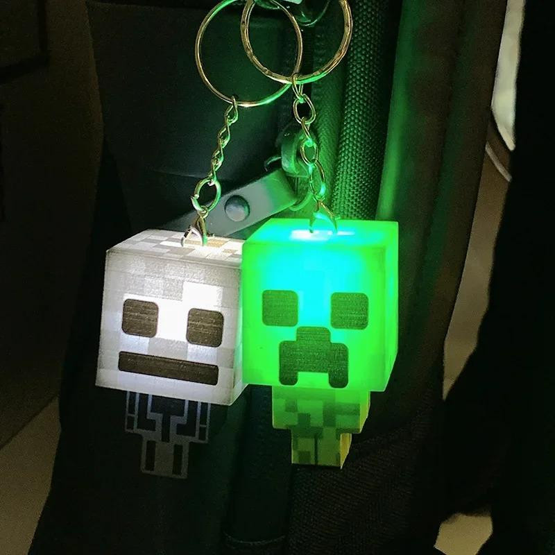 Oudun Umgebungsfackel LED-Licht Mini-Taschenlampe Schlüsselanhänger Bunt / Mehrfarbig - Bild 3