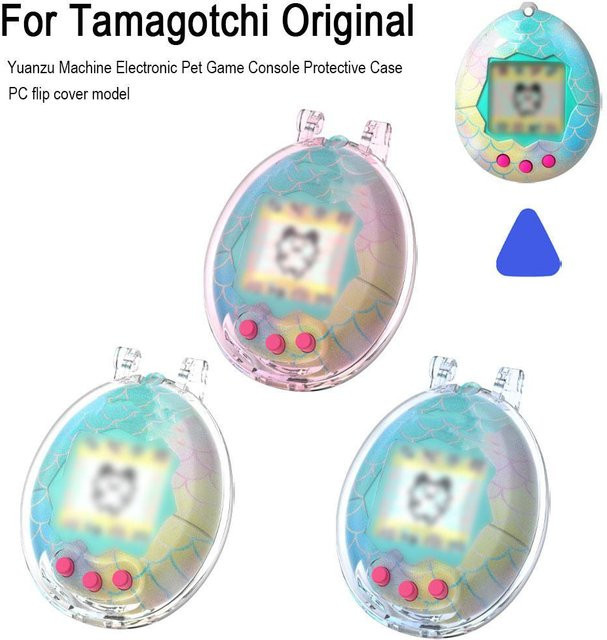 Schutzhülle für Tamagotchi Original Hard Shell Cover in Transparent oder Pink, wasserdicht und schweißfest - Bild 1