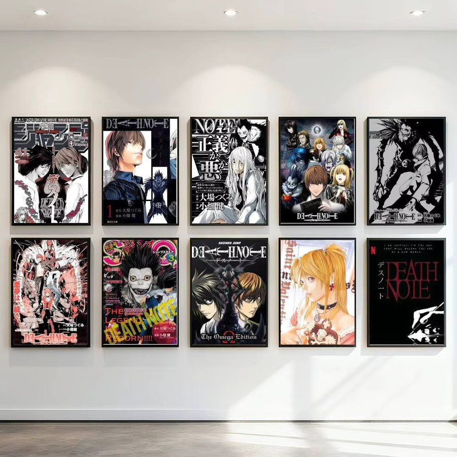 Kayou Death Note Anime Poster Kunstdruck in Mehrfarbig, B: 15,0 cm, H: 10,0 cm - Bild 2