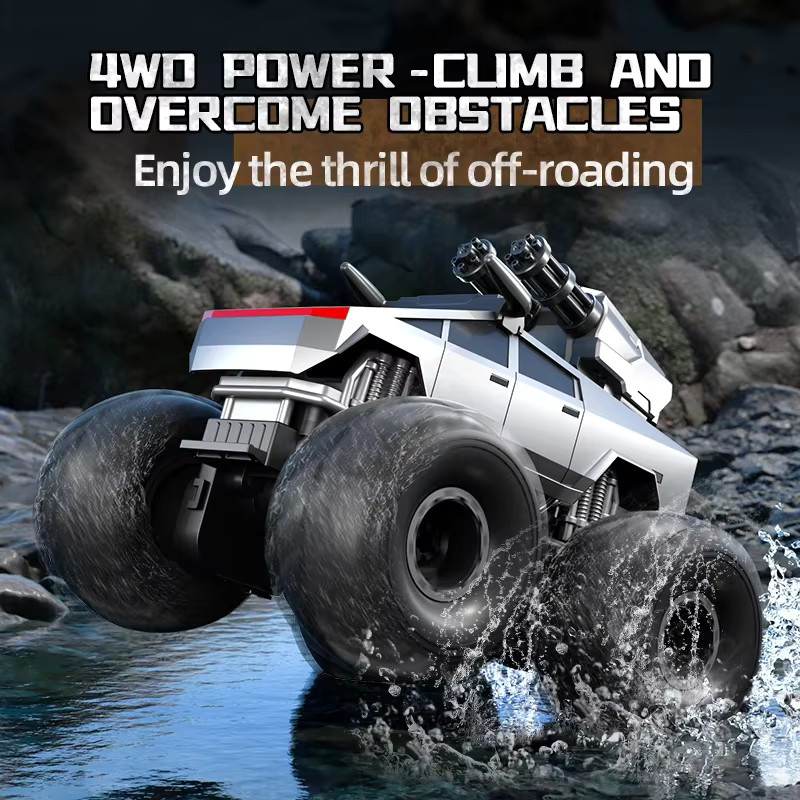 JJRC Q213 RC Off-Road Stunt Auto, Amphibienfahrzeug, Pick-up Truck, ferngesteuert - Bild 3
