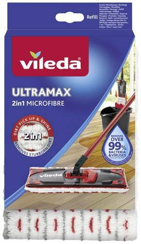 Vileda Ultramax 2in1 Ersatz-Wischbezug in Weiss, Breite: 27,5 cm, Höhe: 14 cm - Bild 1