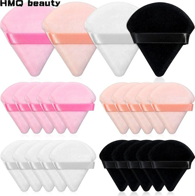 HMQ beauty Puderquaste, Dreieck, Baumwolle, Unisex - Bild 1