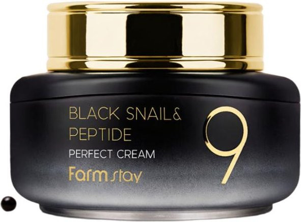 Farmstay Black Snail & Peptide 9 Creme, 55 ml, für reife Haut - Bild 1