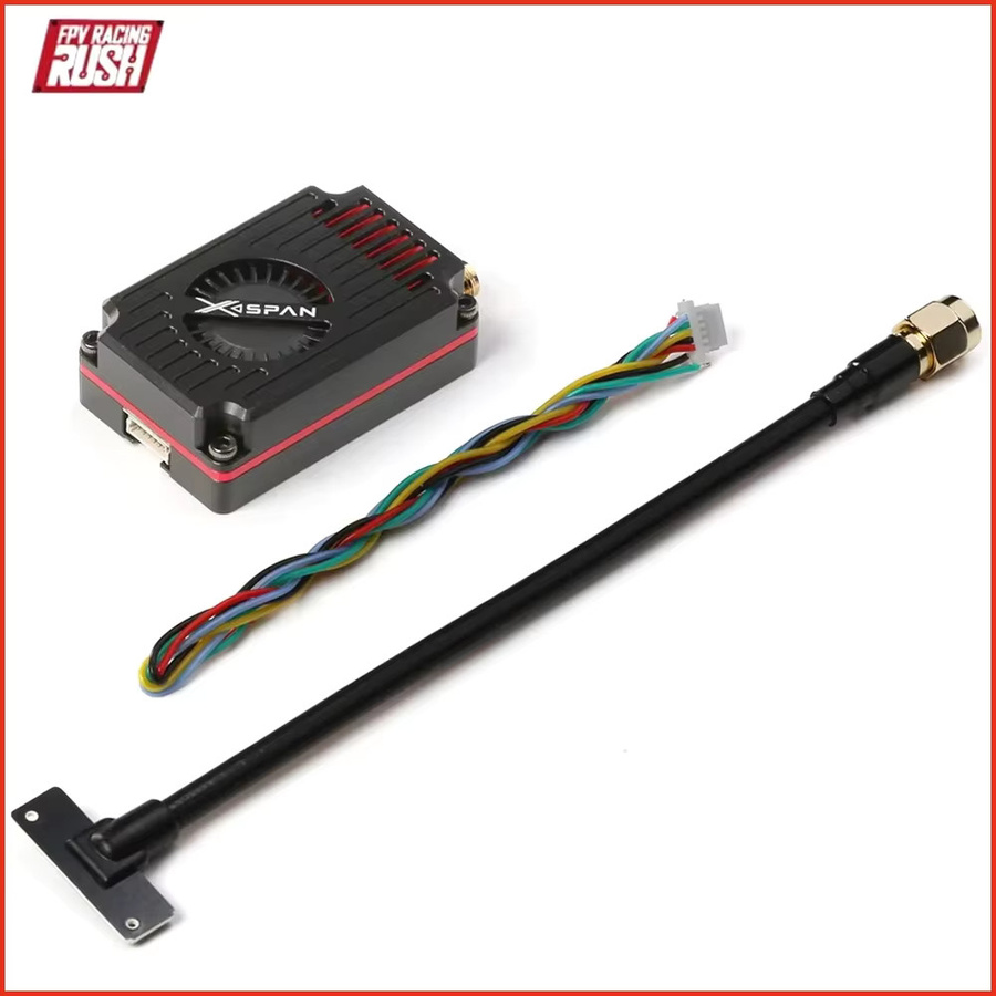 RushFPV XSPAN Breitband-VTX Video-Sender in Schwarz - Bild 2