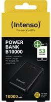 Intenso Powerbank B10000 Schwarz mit 10000 mAh, USB-A und USB-C sowie Statusanzeige - Bild 1