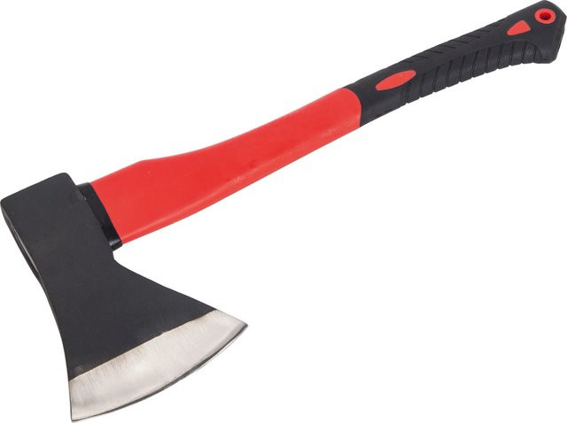 LUX-TOOLS Beil mit Glasfaserstiel in Rot, Länge: 30,5 cm, Gewicht: 600 g - Bild 1