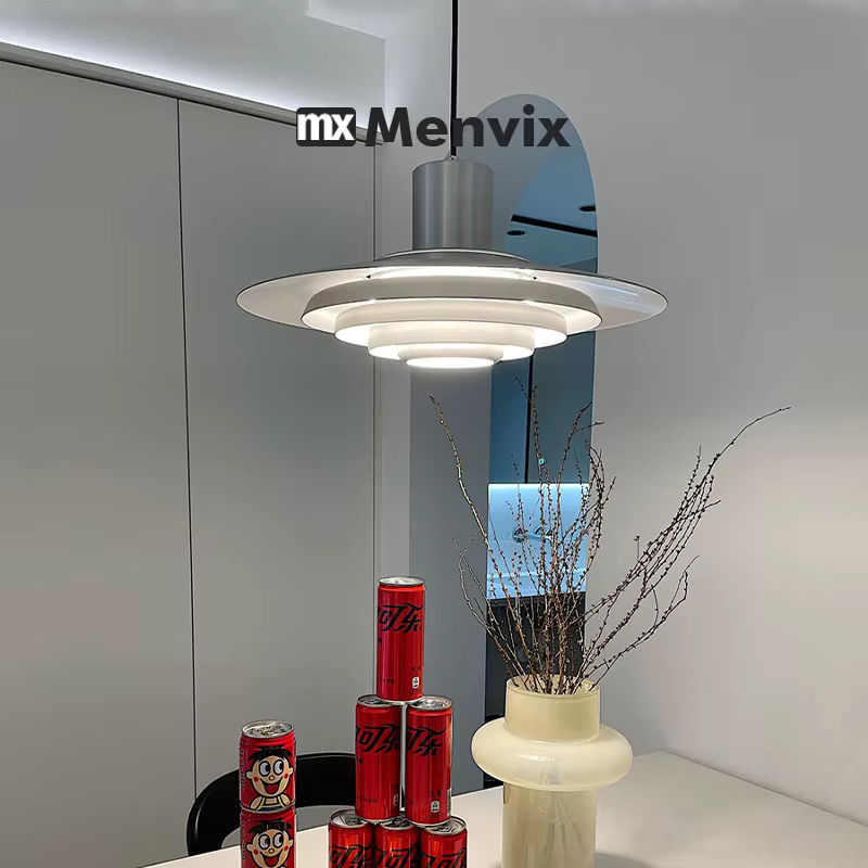 Menvix Nordic LED Pendelleuchte aus Aluminium für Wohnzimmer und Küche - Bild 2