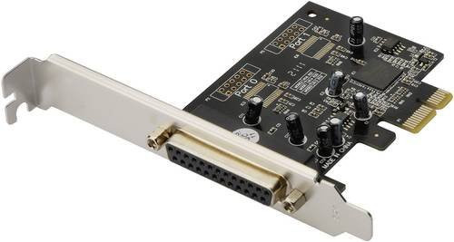 Digitus PCIe Parallele Steckkarte mit 1 Port in Schwarz - Bild 1