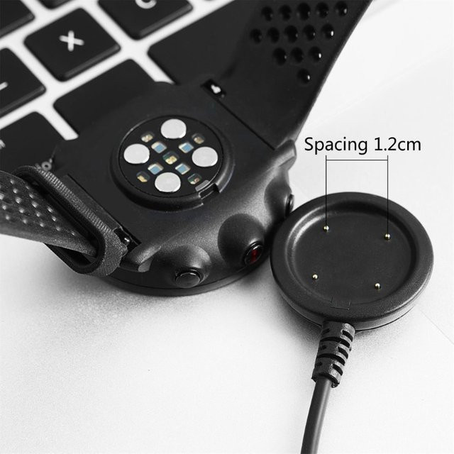 Magnetisches USB-Ladekabel für Polar Vantage V, Vantage V2, M und M2 in Schwarz, Länge: 1 m - Bild 1