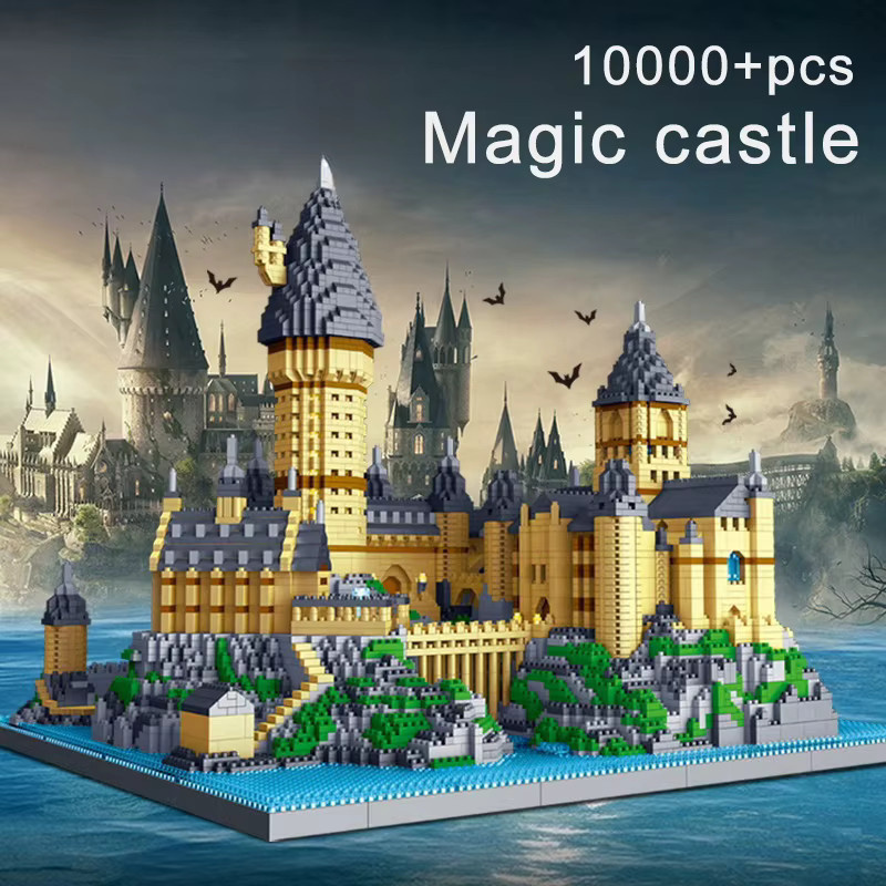 FUNXINEE Classic Movie Magic Model Mini Baustein Magic Academy Gebäude, Micro Brick - Bild 2