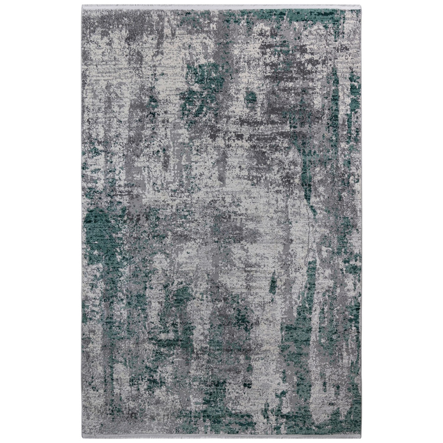 Mömax Webteppich Malik 2 in Creme/Hellgrün, rechteckig, abstrakt, B/T: 120 x 170 cm - Bild 2