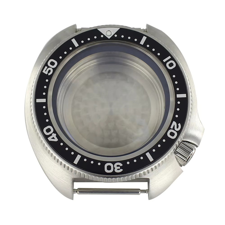 miaozhunke Uhrengehäuse Edelstahl, Schwarz, 44 mm, Uhrenzubehör - Bild 2
