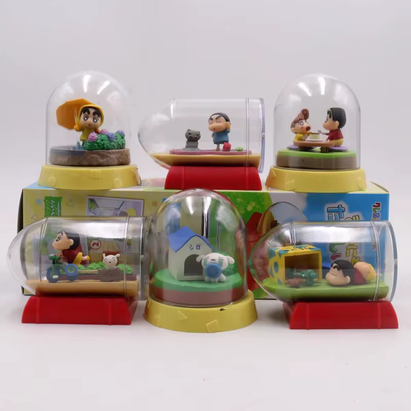 Bandai Xiaoxin in Drift Bottle World, Anime-Figur, Miniatur-Landschaftsszene, Blind Box - Bild 2