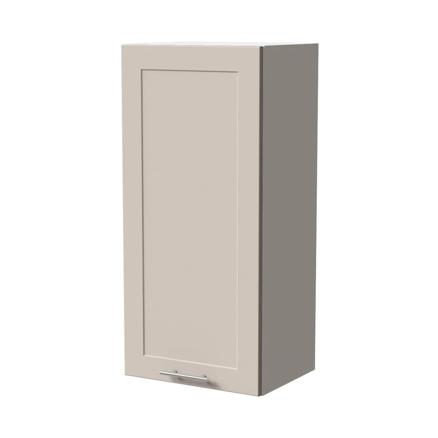 Feldmann-Wohnen Hängeschrank Oslo Küchenschrank Weiß und Kaschmir Matt mit Soft-Close-Türen, B/T/H: 45 x 32,5 x 96 cm - Bild 2
