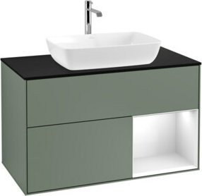 Villeroy & Boch Waschtischunterschrank Finion 100 in Weiß lackiert, B/T/H: 100 x 50,1 x 50,1 cm - Bild 1