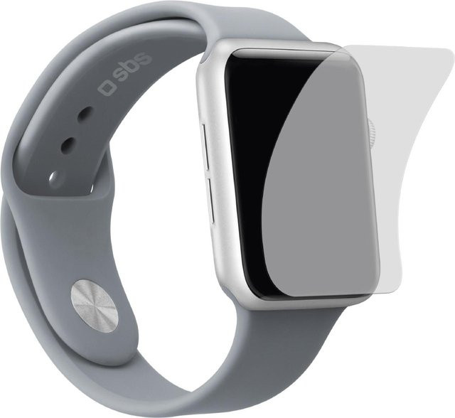 SBS Schutzfolien für Smartwatches, Silikon, transparent, 20 Stück - Bild 1