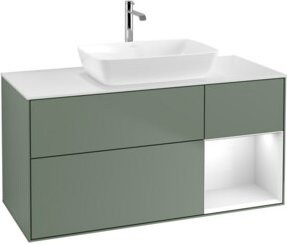 V&B Waschtischunterschrank Finion in Weiß lackiert, Breite: 120 cm, Tiefe: 50,1 cm, Höhe: 50,1 cm - Bild 1