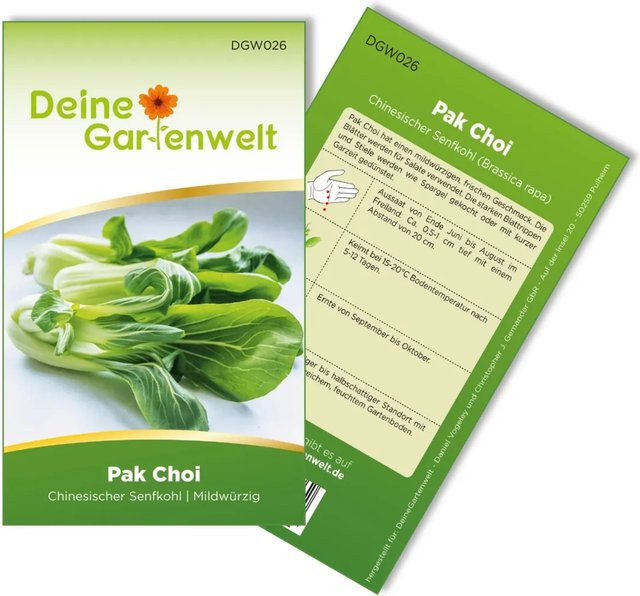 Deine Gartenwelt Pak Choi Gemüsesamen für den Sommer im Freiland - Bild 1
