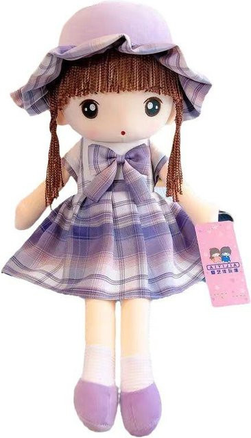 Yiran Health & Beauty Kawaii Plüsch-Mädchenpuppe, Plüschtier, 45cm, ab 14 Jahre - Bild 1