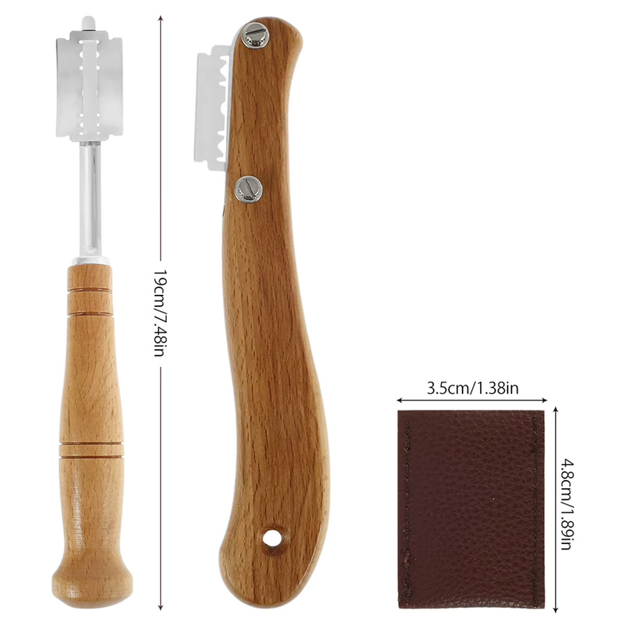 Willstar Brot Cutter Set aus Edelstahl in Silber, 25/12 Stück Teigschneider und Scoring-Werkzeug für die Küche und zum Backen - Bild 5