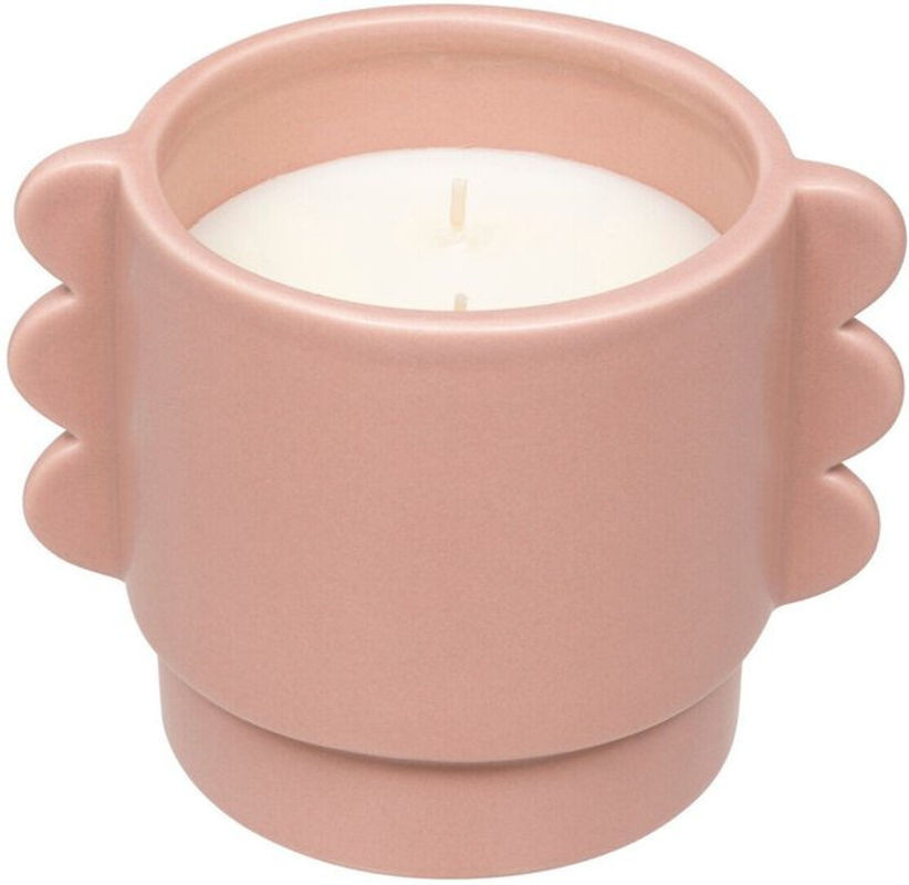 Duftkerze Bliss von ATMOSPHERA in rosa Keramik mit floralem Duft aus Orchideen-Nektar und Jasmin, 370 g - Bild 1