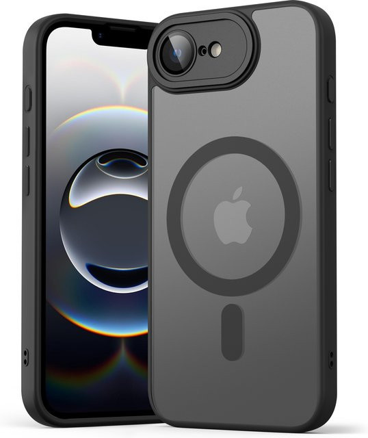 IEOVIEE Magnetische Transparente Schutzhülle für iPhone 16e und iPhone 17e mit MagSafe Unterstützung in Beige und Transparent - Bild 1