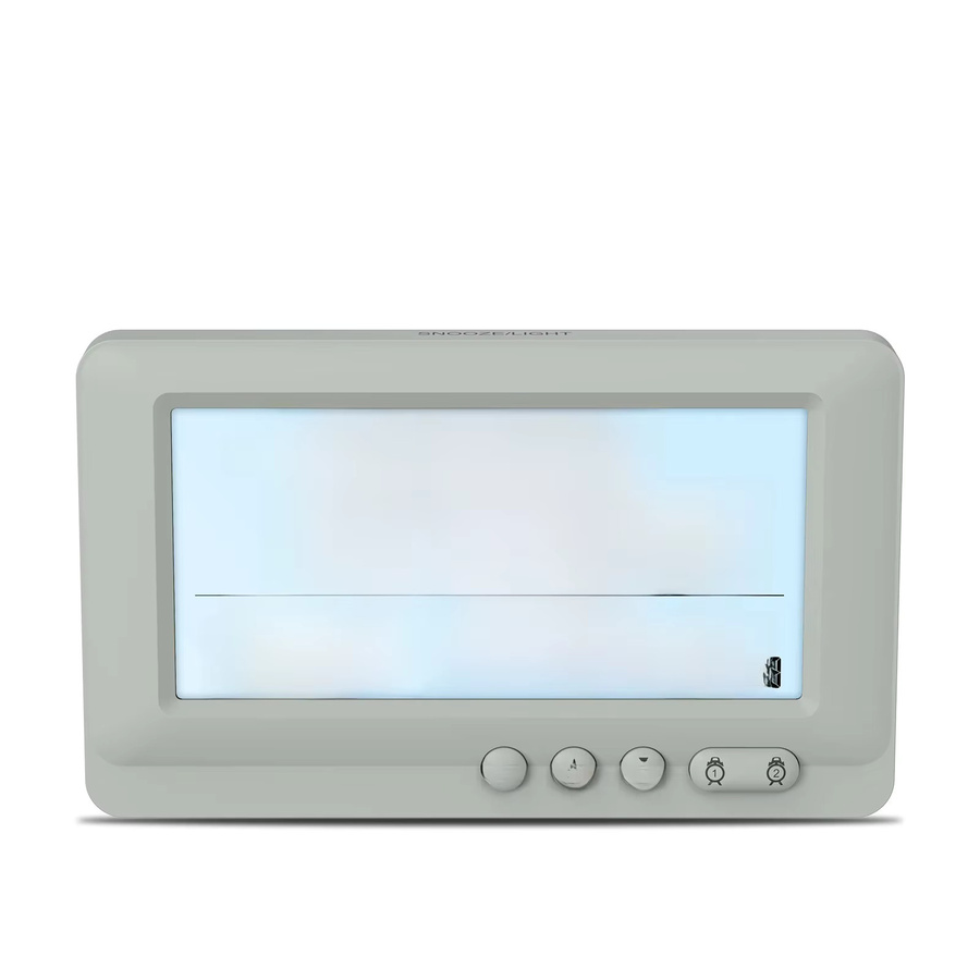 ORIA Reisewecker Digitaluhr mit LCD-Display und zwei Alarmen in Schwarz - Bild 4