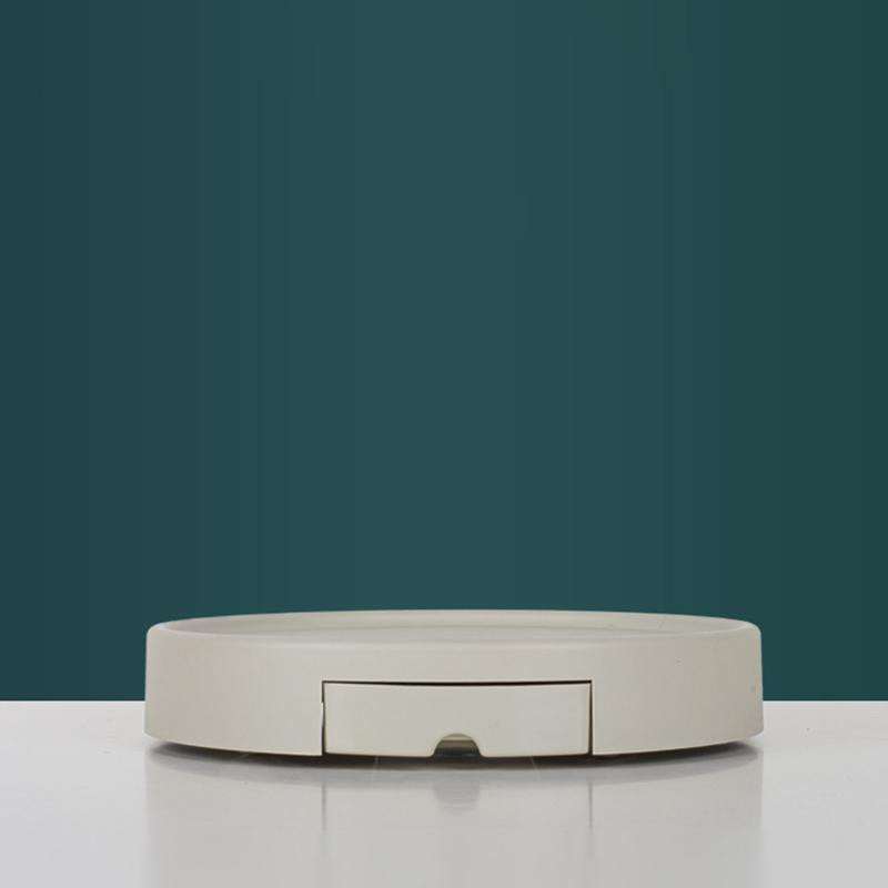 Runder Topfständer auf Rollen von Yiran Furniture aus Eisen, Topftablett mit Universalrädern, Durchmesser: 31,5 cm - Bild 2