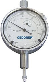 Gedore Messuhr aus Edelstahl in Silber mit 40 mm Durchmesser - Bild 1