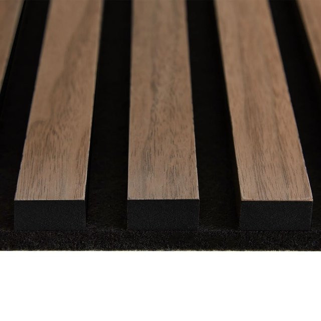 Homestyle4u Akustikpaneel Wandpaneel in Braun mit MDF und Filz, B/H: 60 x 120 cm - Bild 1
