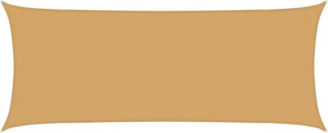 vidaXL Sonnensegel rechteckig aus HDPE in Sandfarben, B x B: 2 x 5 m - Bild 1