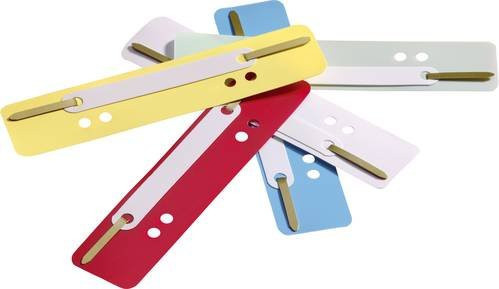Durable Heftstreifen 691000, verschiedenfarbig sortiert, 25 Stück, Breite: 3,8 cm, Länge: 15 cm - Bild 1