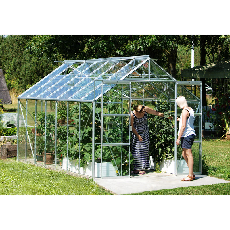 Vitavia Gewächshaus Uranus 11500 aus Aluminium eloxiert mit 11,5 m² und Sicherheitsglas - Bild 4