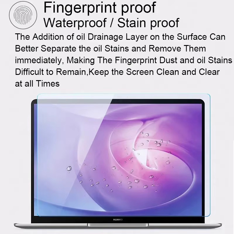 Anti-Blaulicht-Schutzfolie für Huawei MateBook D14 D15 D16 und MateBook Pro 13,9 14,2 13s 14s 16s in Transparent mit Blendschutz - Bild 4