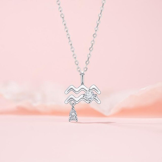 Lucky Star Jewelry Halskette Wassermann, Edelstahl, Damen - Bild 1