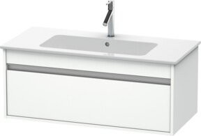 Duravit Waschtischunterschrank Ketho Wandhängend in Weiß mit einem Auszug B: 100 cm, T: 47,5 cm, H: 41 cm - Bild 1