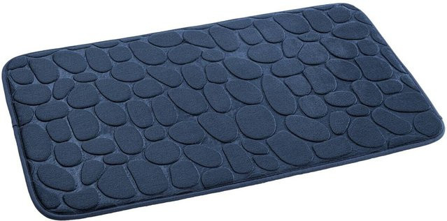 POCOline Badematte Stone in Maritime Blue, rechteckig, schnelltrocknend, B: 70,0 cm, T: 45,0 cm - Bild 1