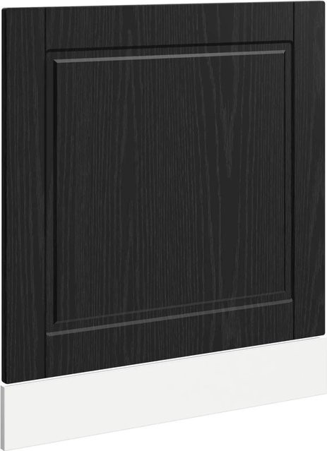 vidaXL Küchenschrank in Eiche Schwarz, Wandmontage, B/T/H: 60 x 1,5 x 67 cm - Bild 1