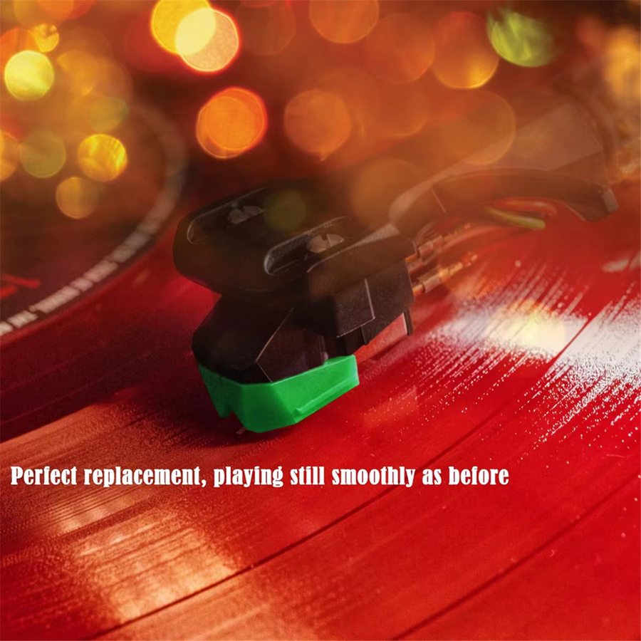 Audio-Technica AT-VMN95E Ersatznadel mit elliptischem Stylus für AT-LP120X in Grün - Bild 4