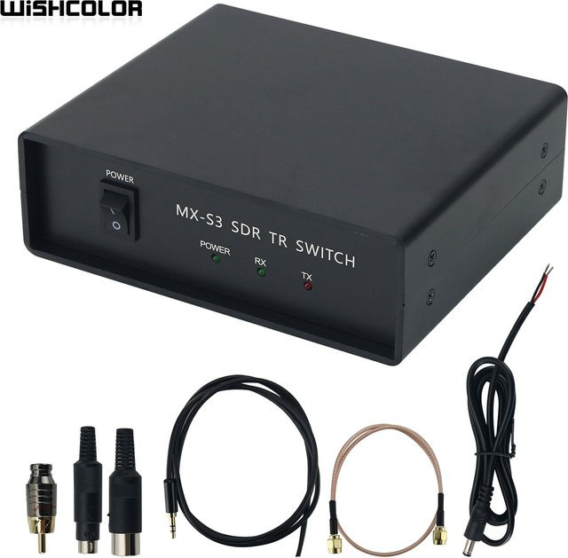 Wishcolor MX-S3 SDR-Transceiver-Schalter HF-Schalter für FT-891, FT818 und IC7100 in Schwarz - Bild 1